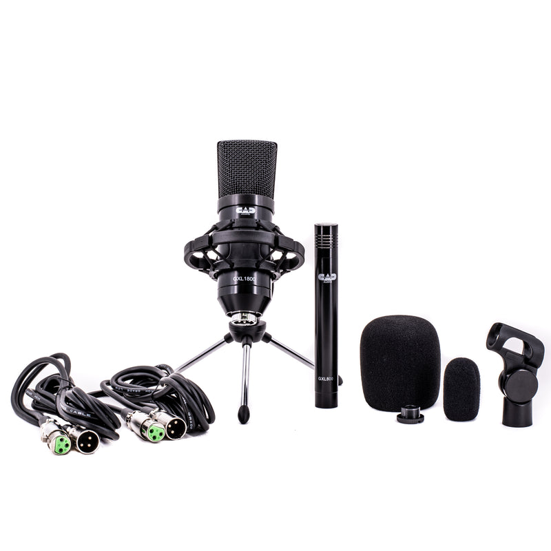 New CAD Audio GXL1800SP- Studio Pack with GXL1800 Side Address & GXL800 Small Diaphragm Microphone