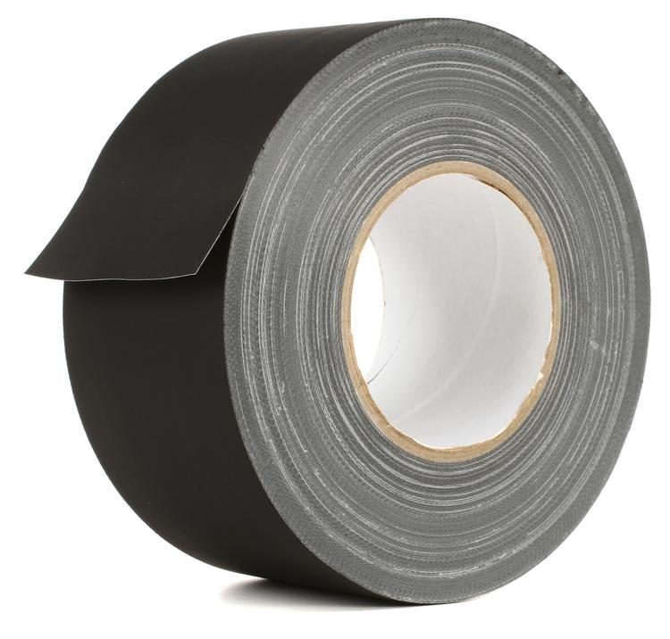 New Black Gaffer Tape 2" x 30 Yd. Hide Cables w/No Sticky Residue (1 Single Roll)