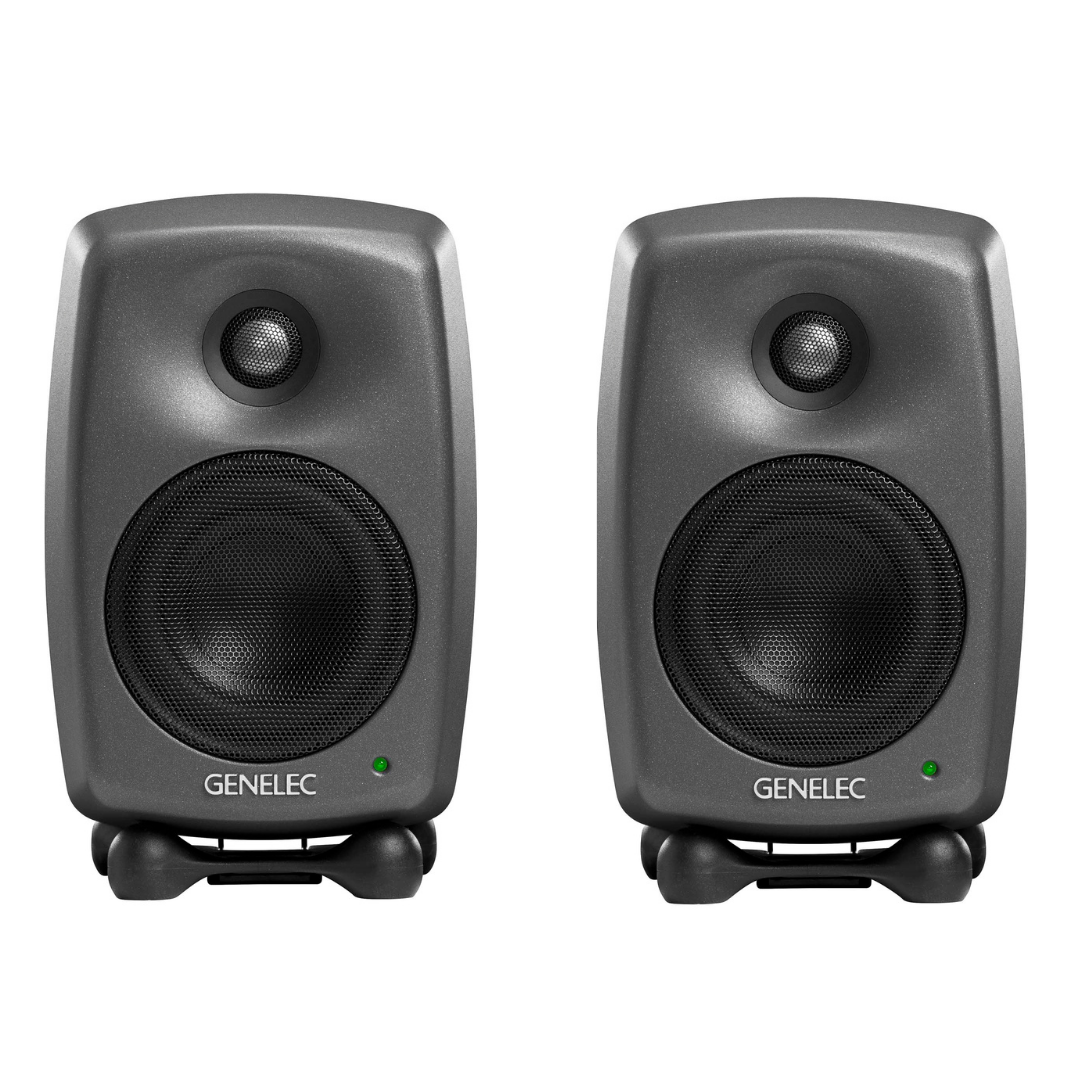 New Genelec 8020D Studio Monitor (Grey) (Pair)