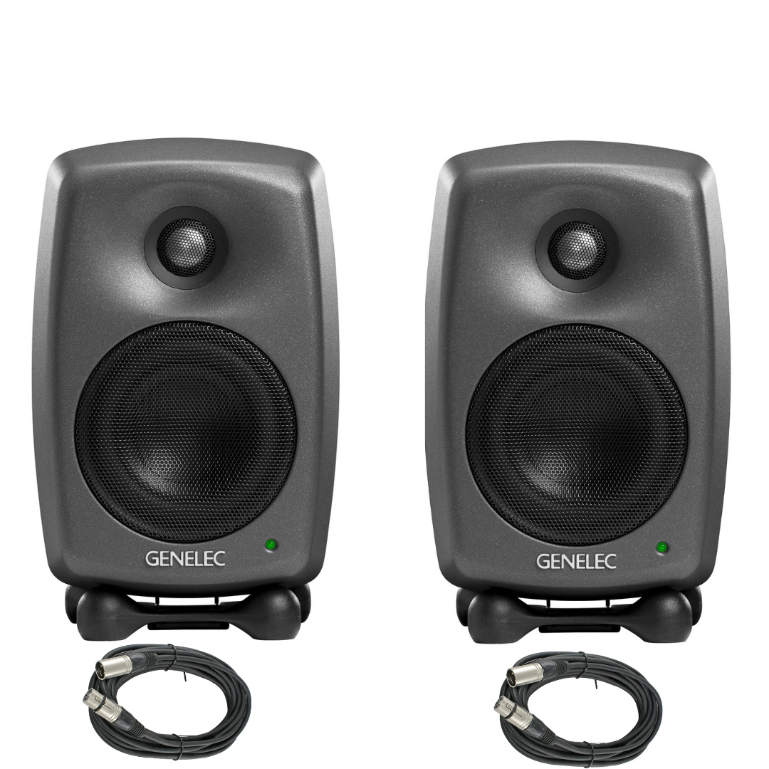 New Genelec 8020D Studio Monitor (Grey) (Pair)