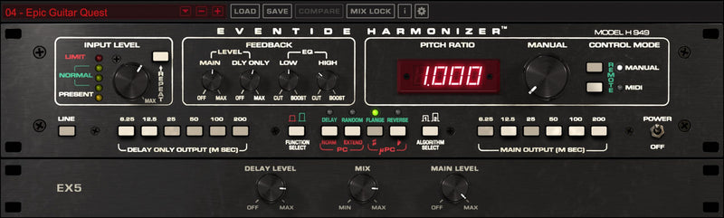 New Eventide H949 - Faithful Recreation of the 2nd Generation Harmonizer - MAC/PC Software (Download/Activation Card)