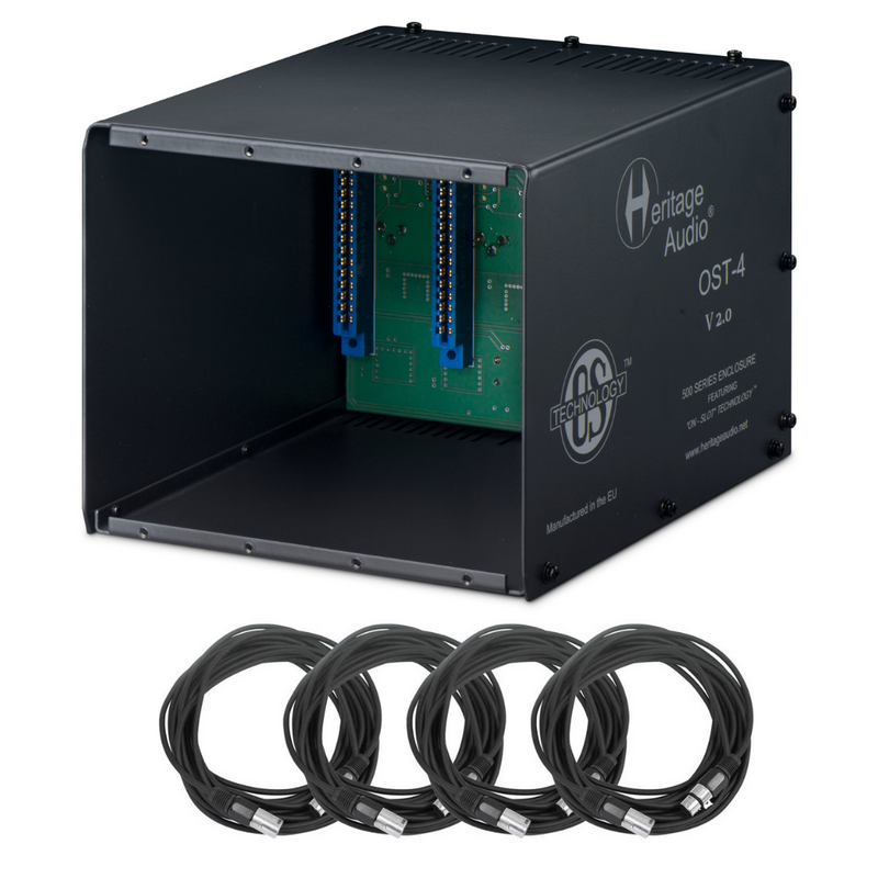 New Heritage Audio OST4 v2.0 | 4-slot 500-Series Chassis