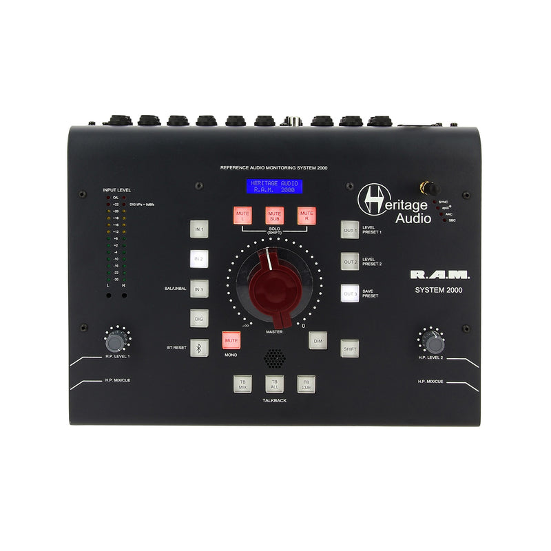New Heritage Audio RAM System 2000 Desktop Monitoring System with Bluetooth- Free TS Cables