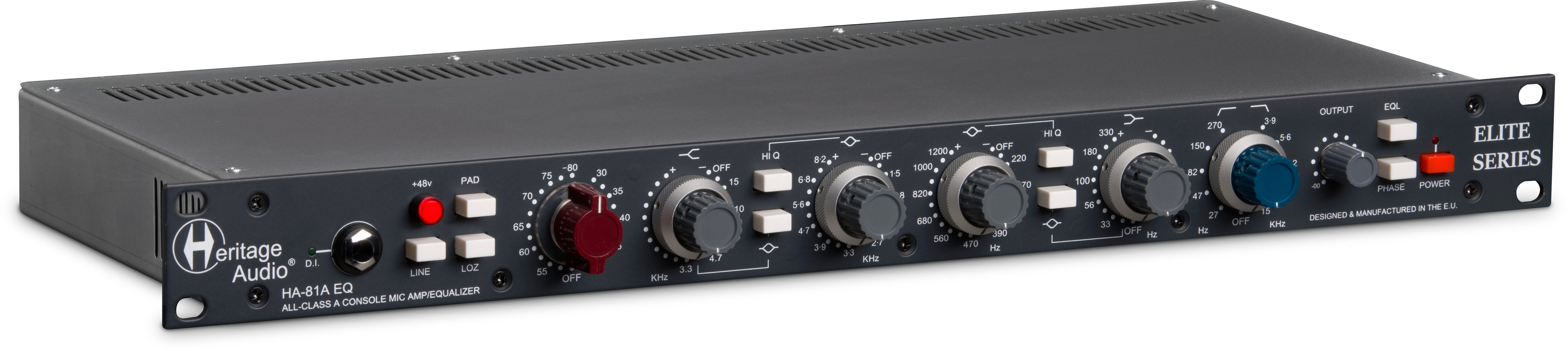 New Heritage Audio HA-81A | Microphone Preamp & EQ