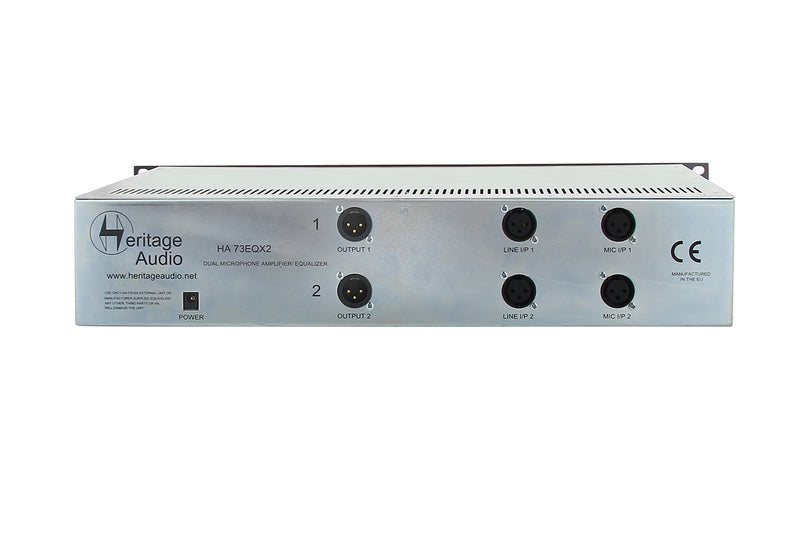 New Heritage Audio HA73EQX2 ELITE 2-Channel Microphone Preamp & EQ
