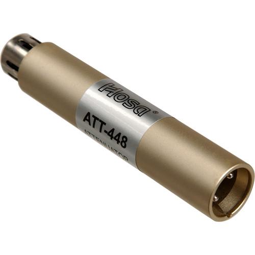 New Hosa ATT-448 Switchable Input Microphone Attenuator, XLR3F to XLR3M ATT448