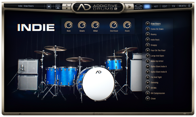 New XLN Audio Addictive Drums 2 Indie ADpak Expansion MAC/PC VST AU AAX Software (Download/Activation Card)