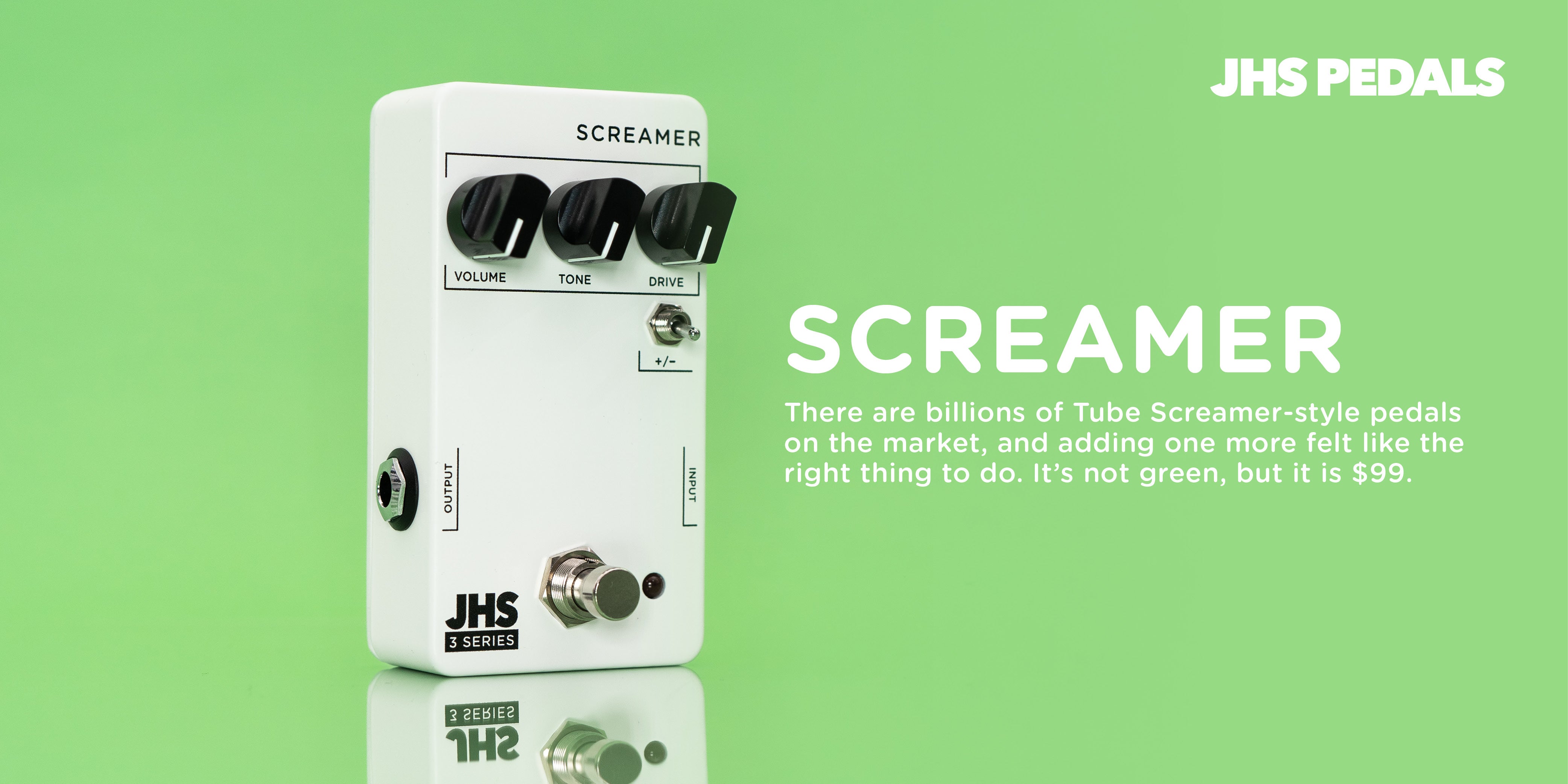 New JHS 3 Series SCREAMER Guitar Compact Effects Pedals