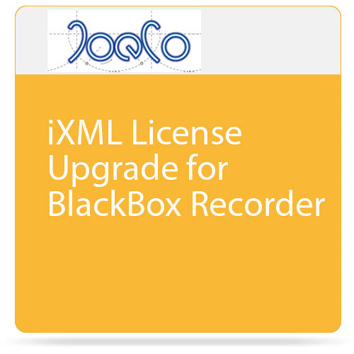 JoeCo iXML License Upgrade for BlackBox Recorder