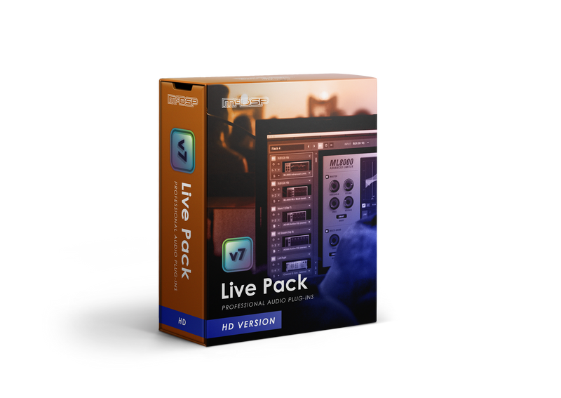 New McDSP Live Pack II HD Live Mixing v7 Plug-In Bundle AAX/VST/Mac/PC (Download/Activation Card)