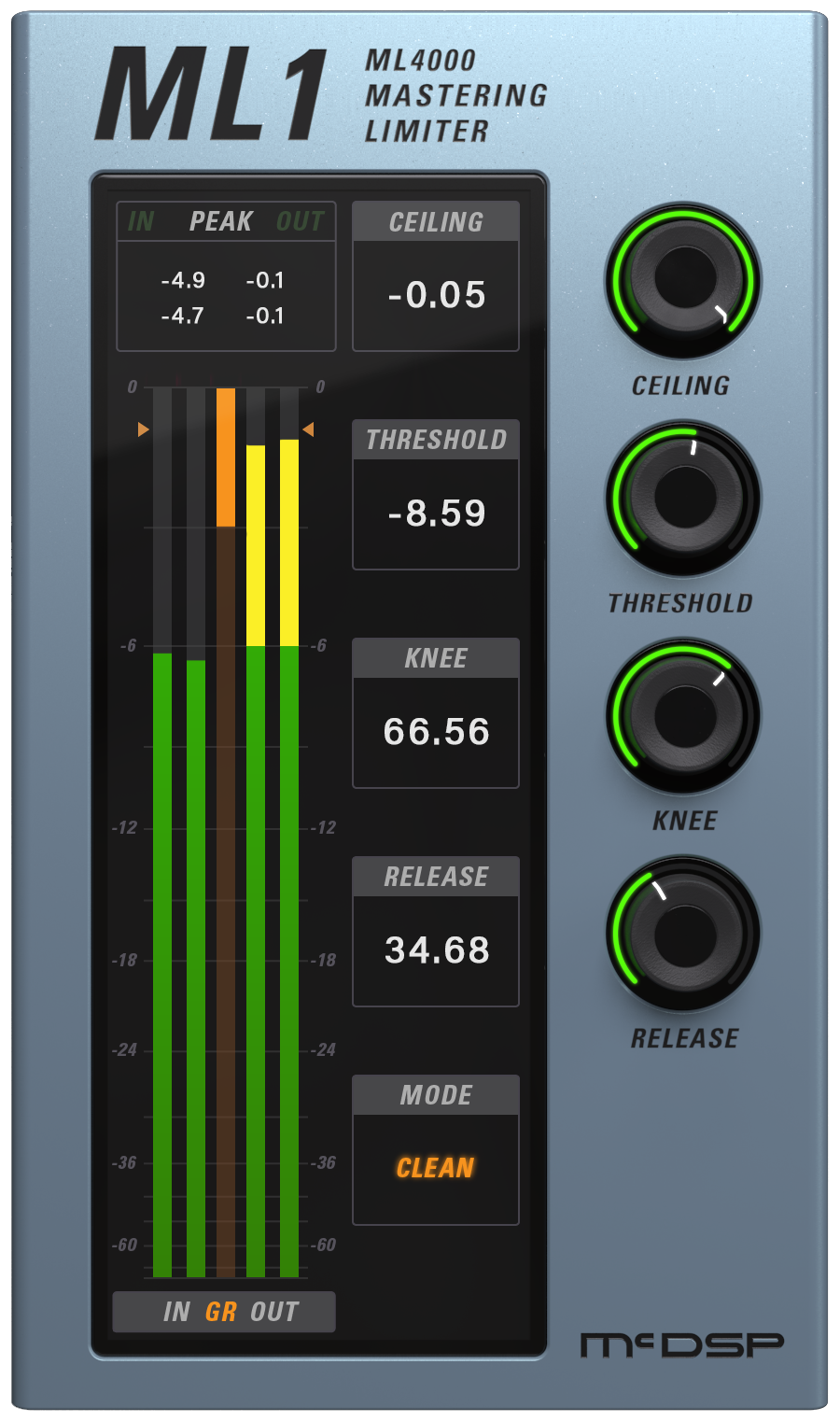 New McDSP ML4000 Mastering Solution HD v7 Plug-In AAX/VST/Mac/PC (Download/Activation Card)