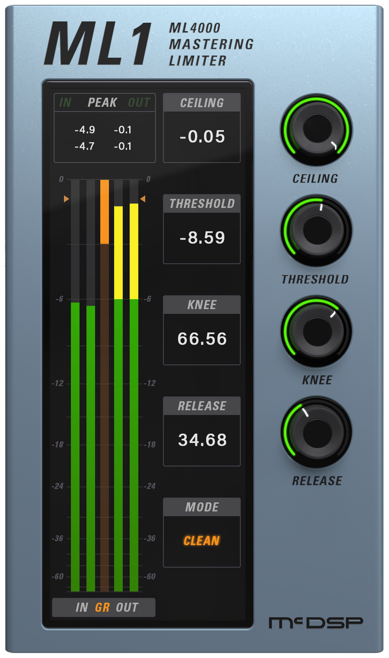 New McDSP ML4000 Mastering Solution HD v7 Plug-In AAX/VST/Mac/PC (Download/Activation Card)