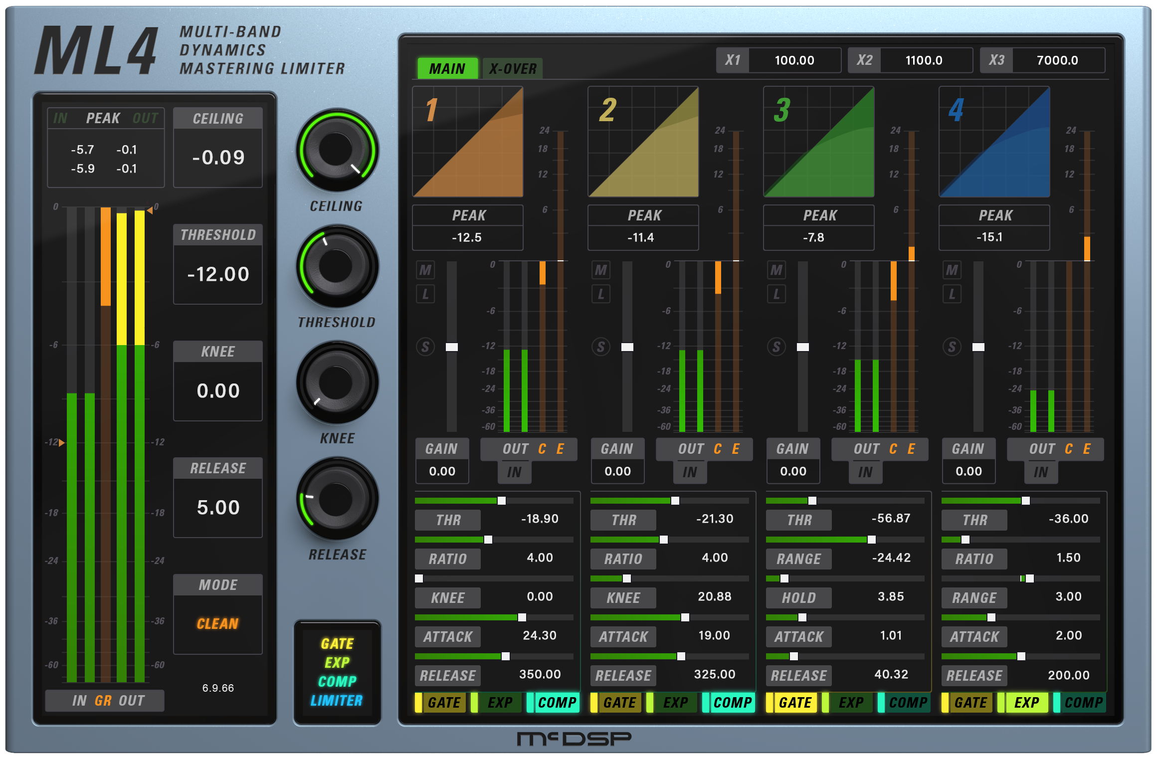 New McDSP ML4000 Mastering Solution HD v7 Plug-In AAX/VST/Mac/PC (Download/Activation Card)