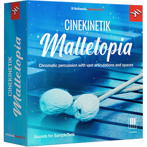 New IK Multimedia Malletopia- Exotic chromatic percussion library with multiple articulations and colorful sampled spaces PC/Mac AAX VST - (Download/Activation Card)
