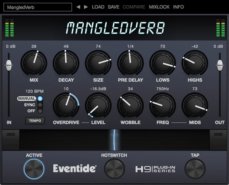 New Eventide MangledVerb -  Lush Reverb MAC/PC Software (Download/Activation Card)