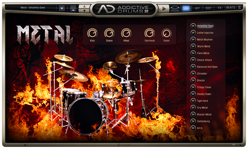 New XLN Audio Addictive Drums 2 Metal ADpak Expansion MAC/PC VST AU AAX Software (Download/Activation Card)