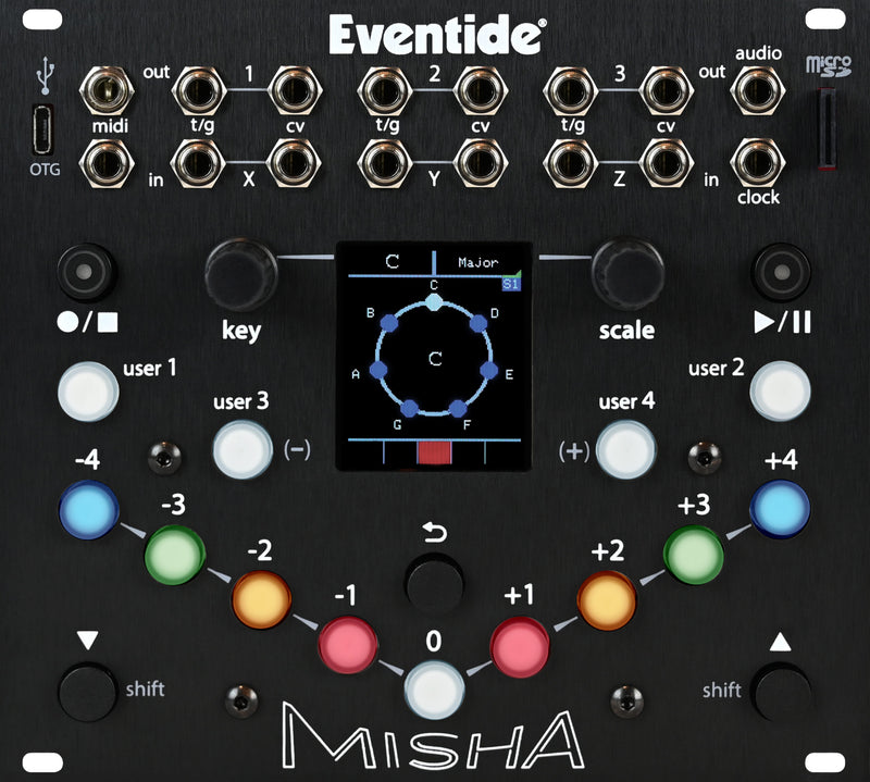 New Eventide Misha - Interval-based Instrument & Sequencer for Eurorack