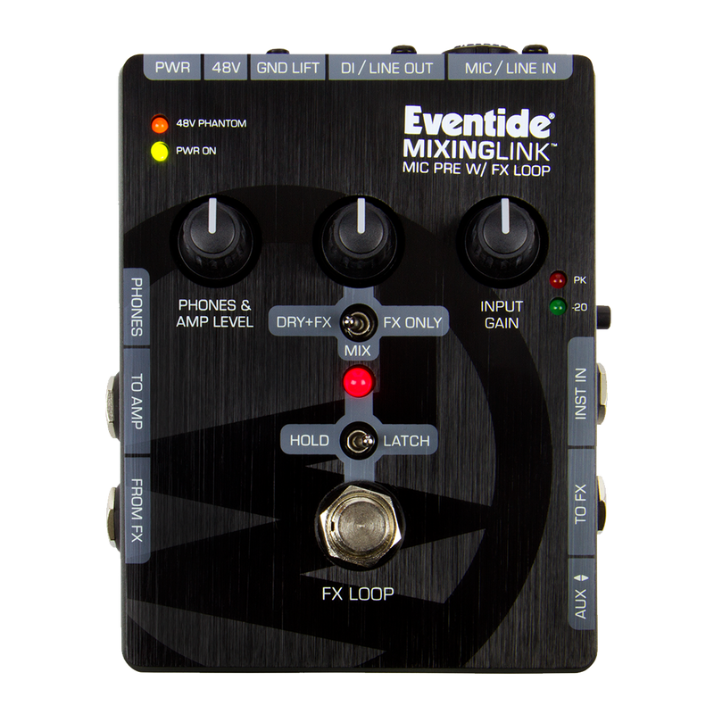 New Eventide MixingLink - High Quality Microphone Preamplifier with Effects Loop and Phantom Power
