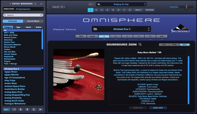 Spectrasonics - Omnisphere 2.8 - Library
