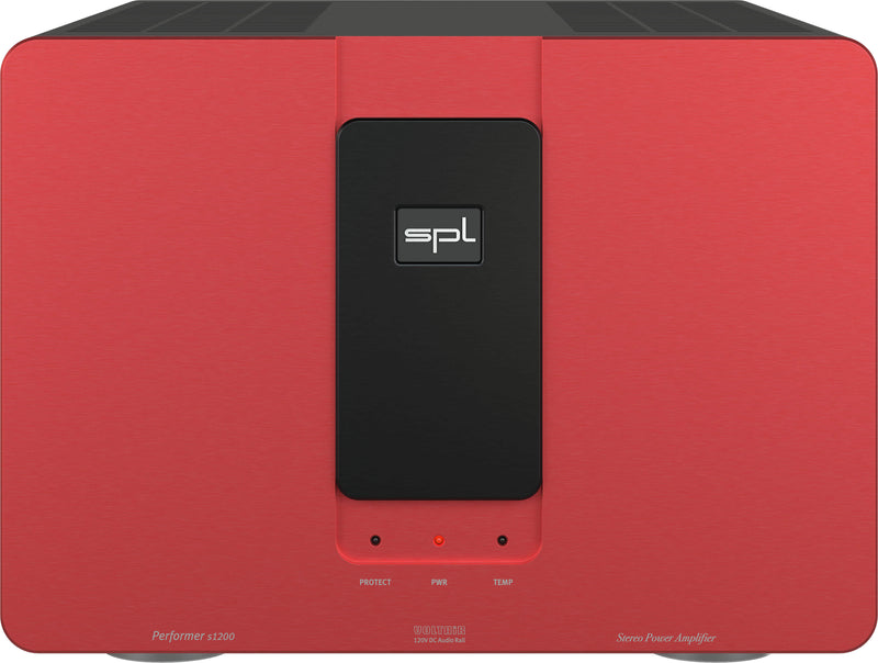 New SPL Performer s1200 - Stereo Power Amplifier - Red