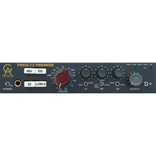 New Golden Age Project PREQ-73 PREMIER Single-Channel Microphone Preamplifier and Equalizer