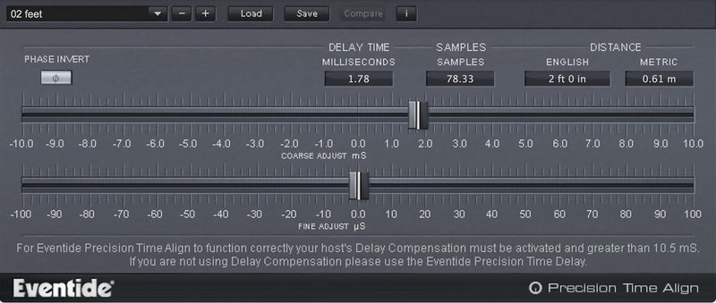 New Eventide Precision Time Align/Delay MAC/PC Software (Download/Activation Card)