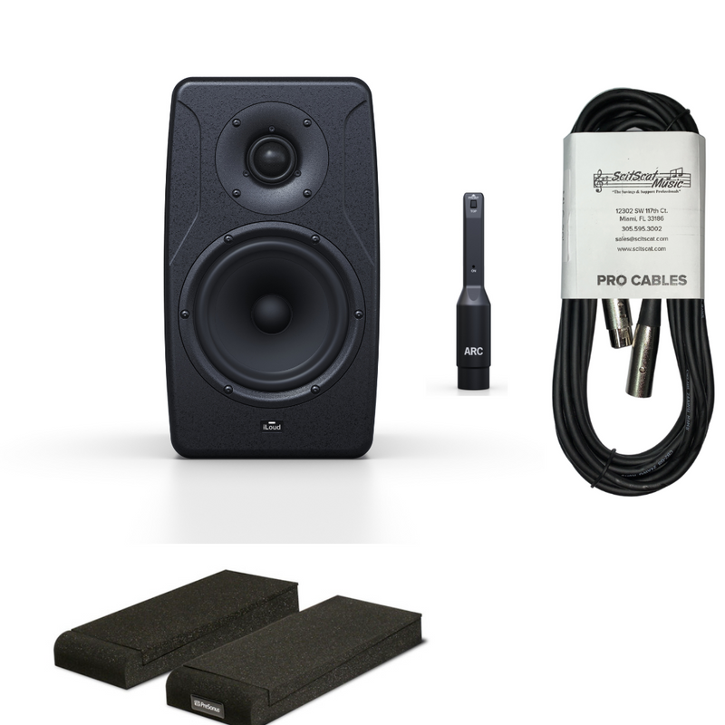 New IK Multimedia iLoud Precision 6 Monitor (1)  - Hand-Crafted Reference Monitor with Room Correction