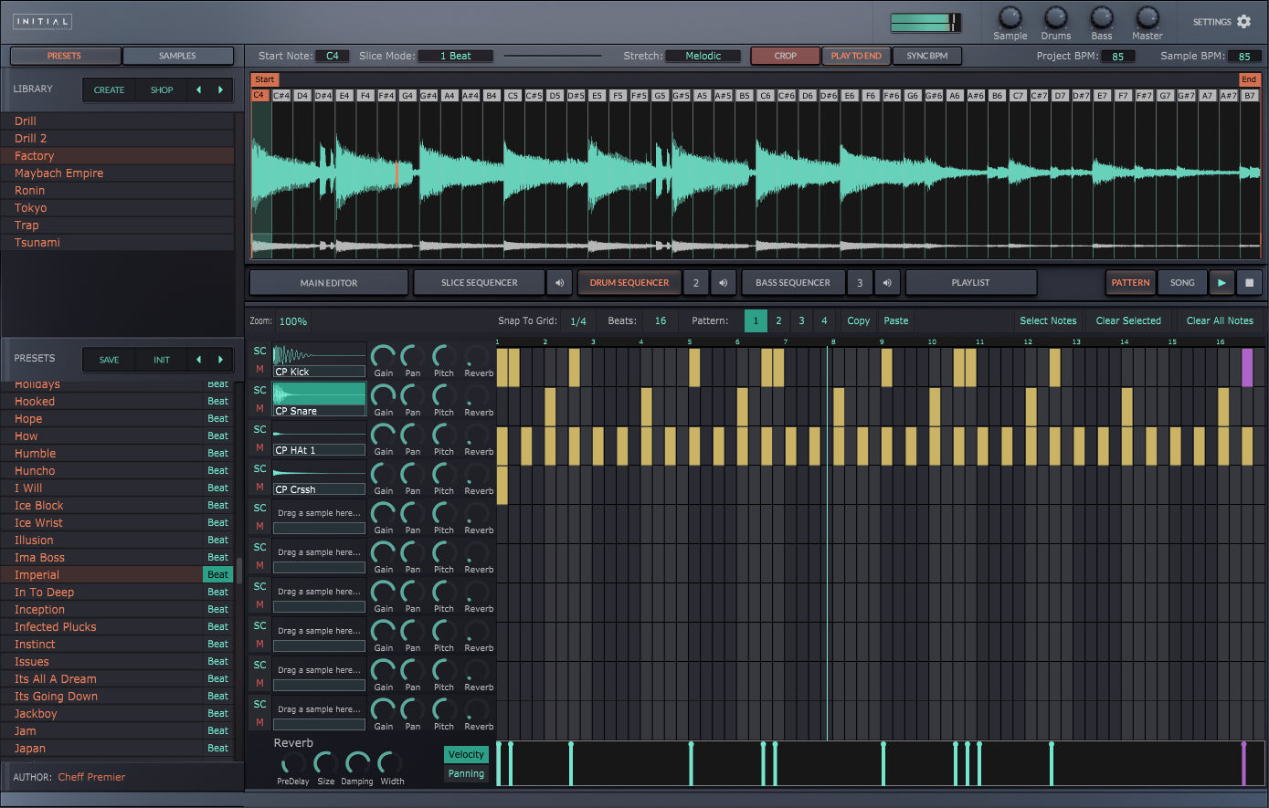 New Initial Audio Slice - Loop Slicer Plugin (Download/Activation Card)