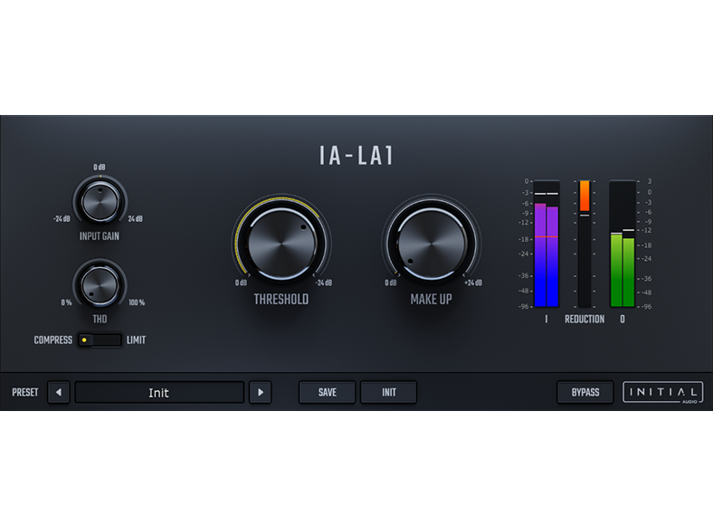 New Initial Audio IA LA-1 - Mastering Plugin (Download/Activation Card)