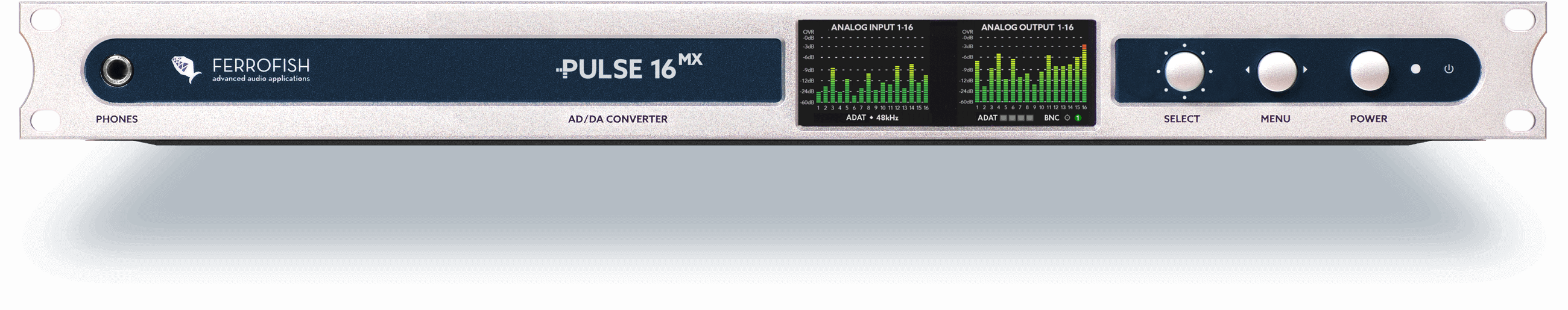 New Ferrofish Pulse 16 MX | 16x16 A/D-D/A ADAT Converter w/ MADI | High Quality MADI Converter