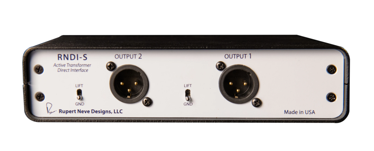 New Rupert Neve Designs RNDI-S | Stereo Active Transformer Direct Interface