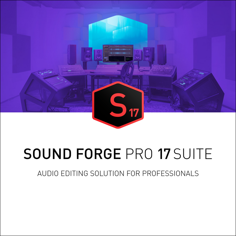 New Magix Sound Forge Pro 17 Suite - MORE POSSIBILITIES FOR AUDIO EDITING