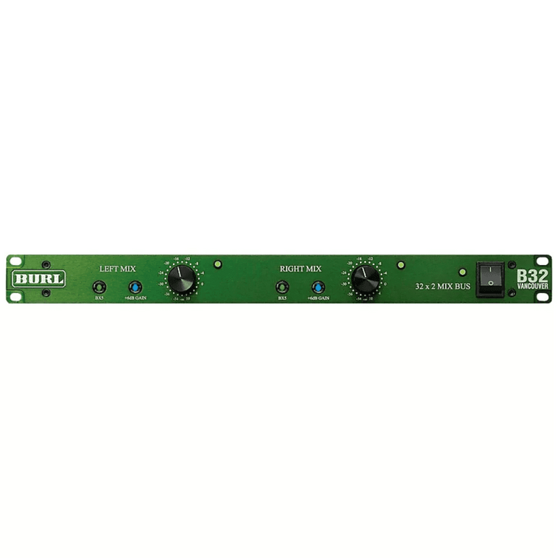 New Burl Audio B32-VAN - Vancouver Stereo Mix Bus - 32 Channel Sub Mixer
