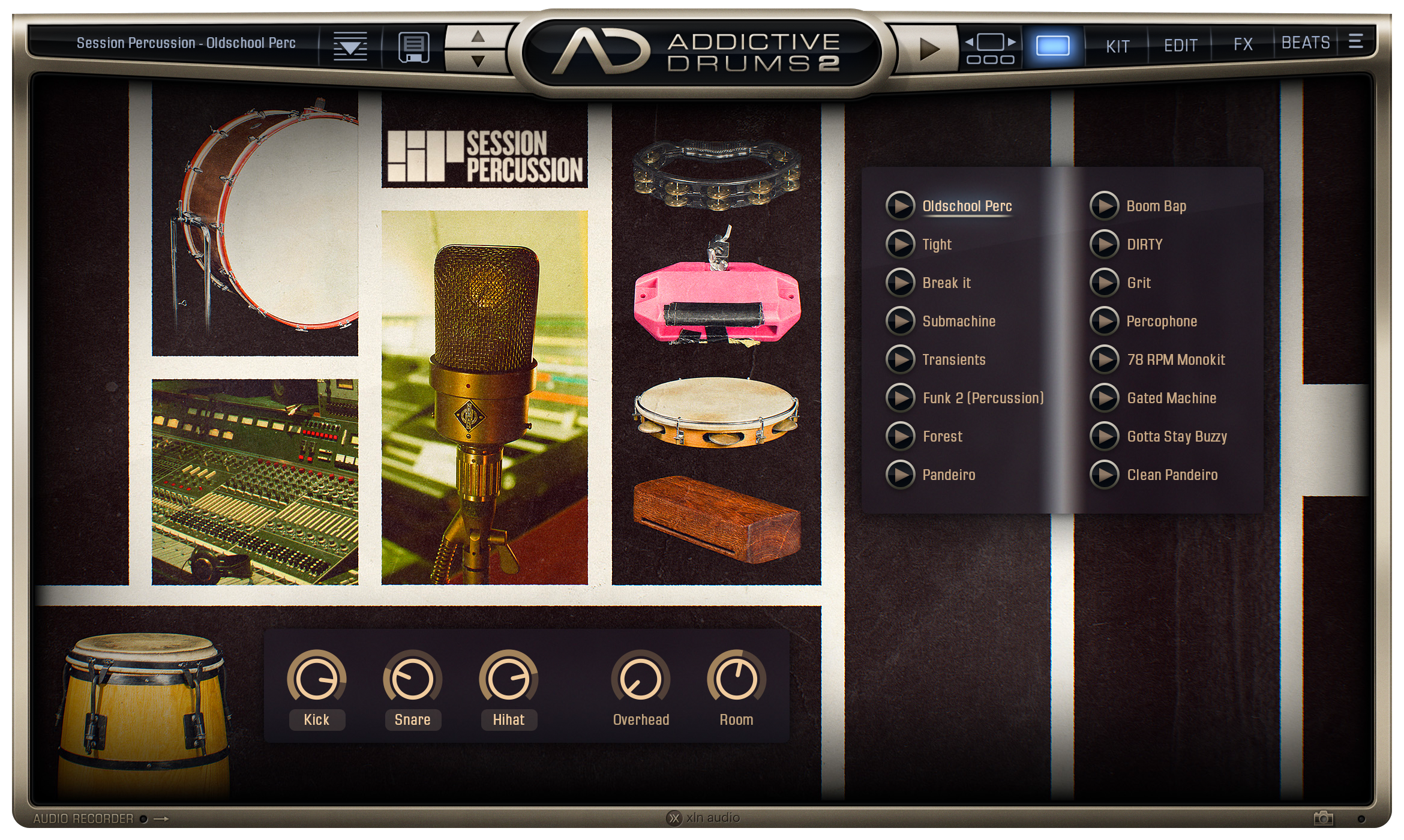 New XLN Audio Addictive Drums 2 Session Percussion ADpak Expansion MAC/PC VST AU AAX Software (Download/Activation Card)