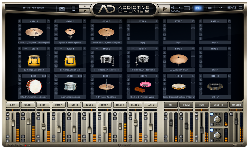 New XLN Audio Addictive Drums 2 Session Percussion ADpak Expansion MAC/PC VST AU AAX Software (Download/Activation Card)