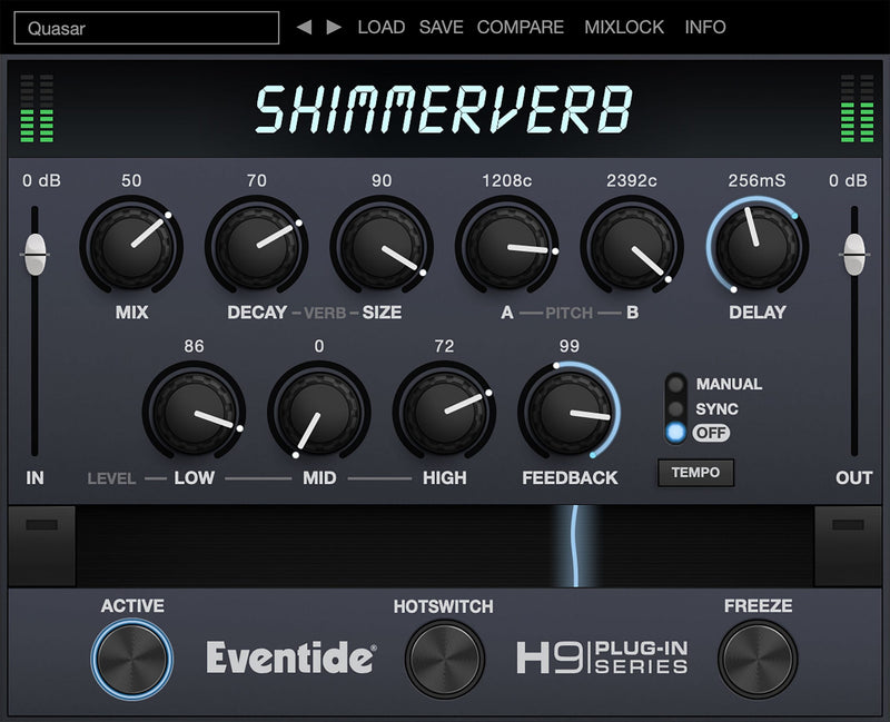New Eventide ShimmerVerb - Massive Ethereal Reverb w/ Pitch Shifting (Download/Activation Card)