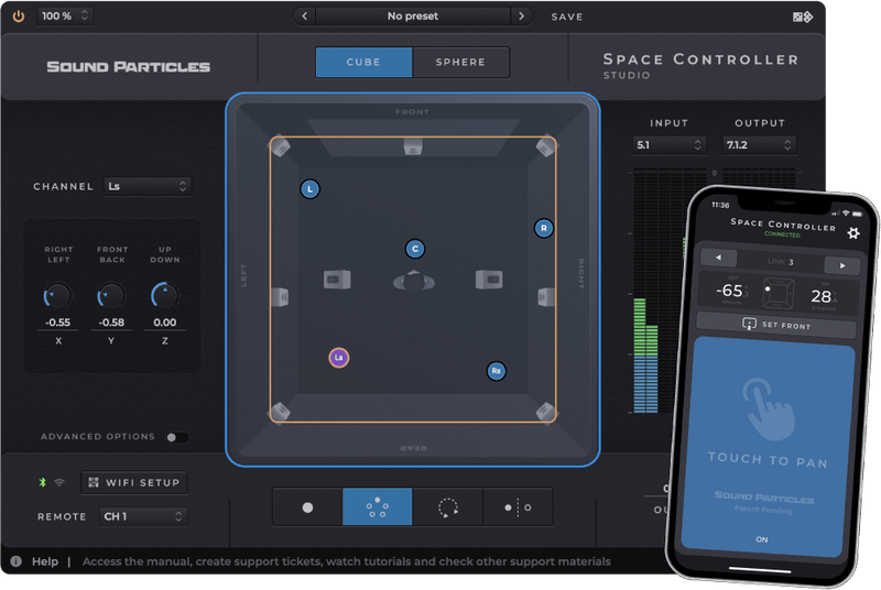 New Sound Particles - Space Controller - STUDIO - Plugin AAX/AU/VST iOS/Android  - (Download/Activation)