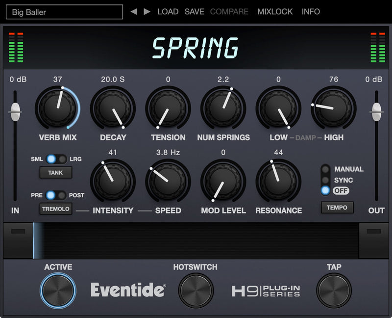 New Eventide Spring - Vintage Guitar Amp-Style Spring Reverb Tank MAC/PC Software (Download/Activation Card)