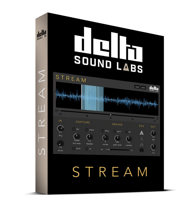 Delta Sound Labs Stream Granular Sampler Audio Effects Plugin Software- (Download/Activation Card)
