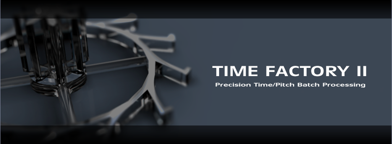 New Zynaptiq - Time Factory II  - Precision Batch Time Stretching And Pitch Shifting - MAC (Download/Activation Card)