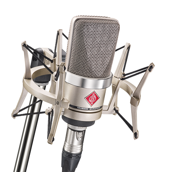 New Neumann TLM 102 Nickel Studio Set Large-Diaphragm Condenser Microphone