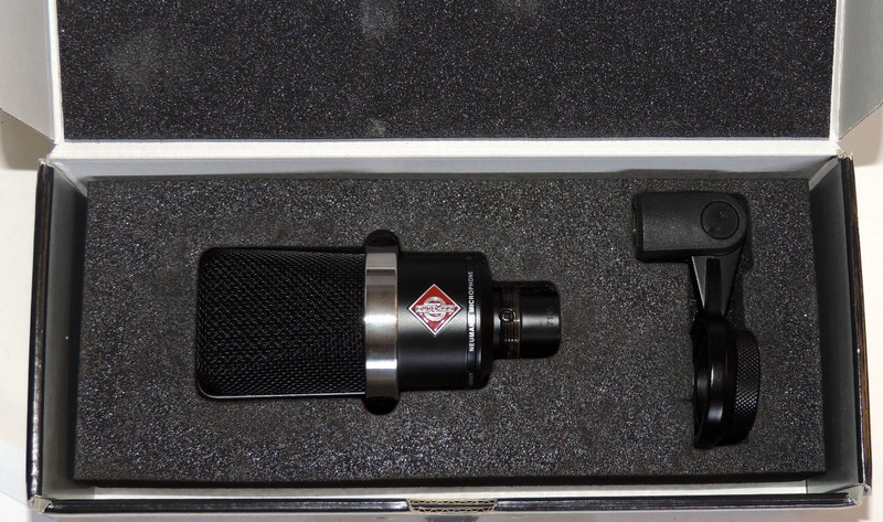 New Neumann TLM 102 Black Large-Diaphragm Condenser Microphone & Alto Voice Box Plus