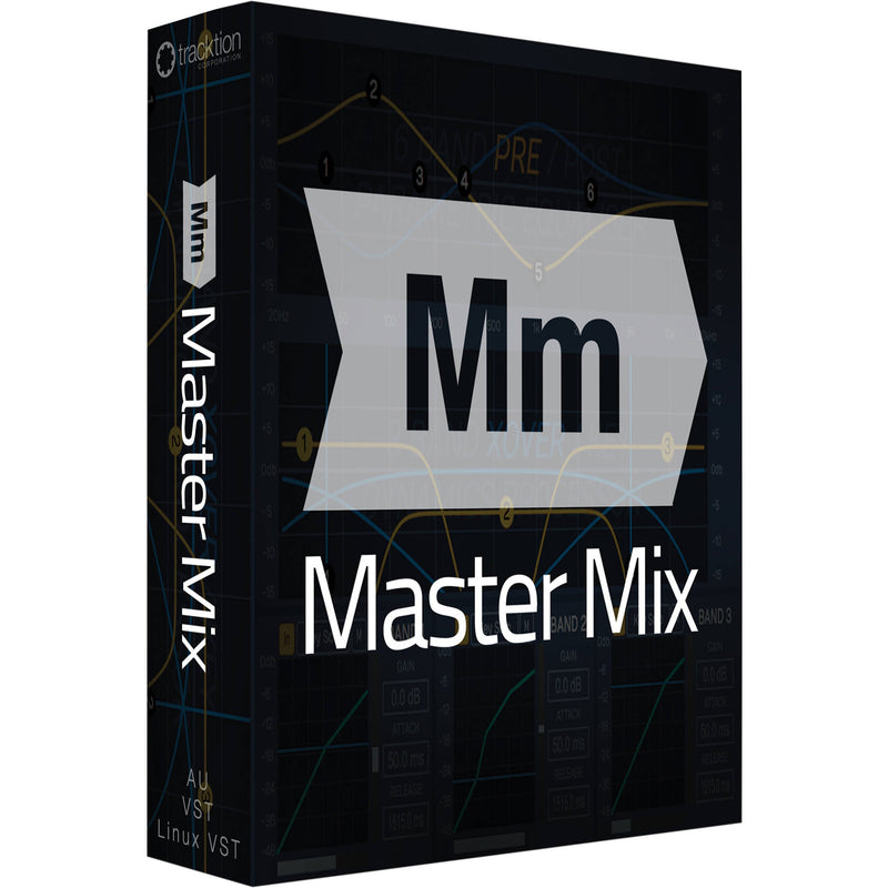 Tracktion Master Mix - Stereo Mastering Plugin Software (Download/Activation Card)