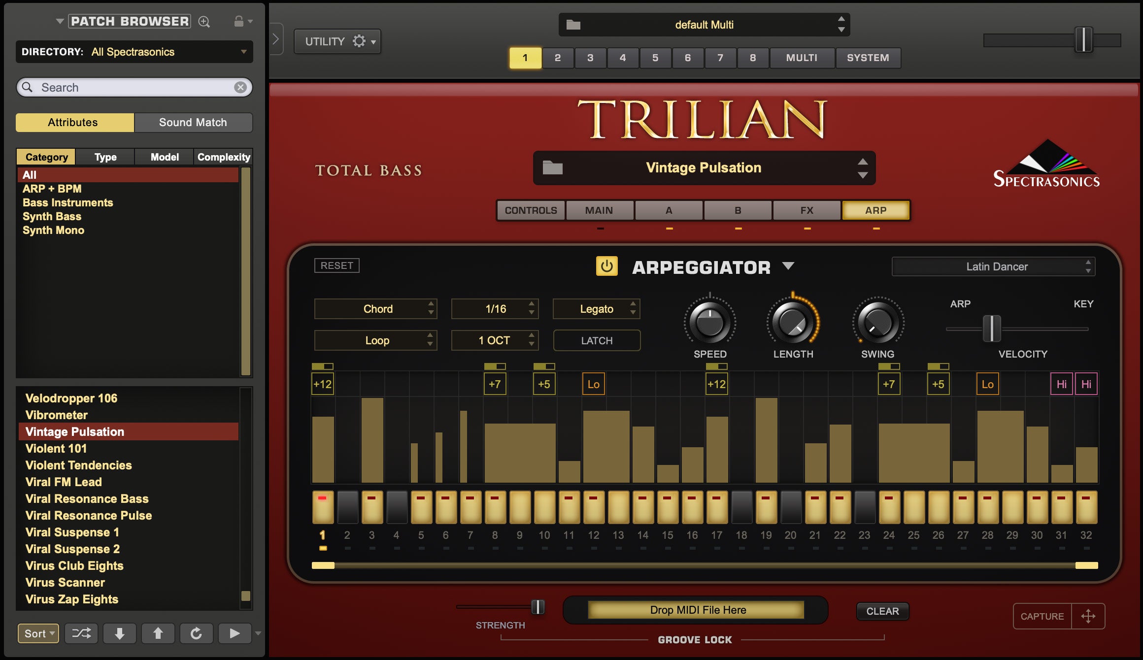 New Spectrasonics Trilian 1.5 Total Bass Virtual Instrument VST AU AAX MAC/PC Software (Boxed)