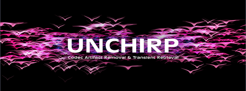 New Zynaptiq - Unchirp - Codec Artifact Removal & Transient Retrieval AAX/AU/VST (Download/Activation Card)