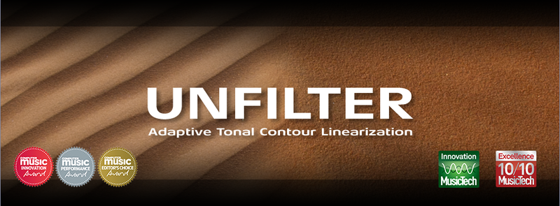 New Zynaptiq - Unfiltered - Adaptive Tonal Contour Linearization AAX/AU/VST (Download/Activation Card) - EDU