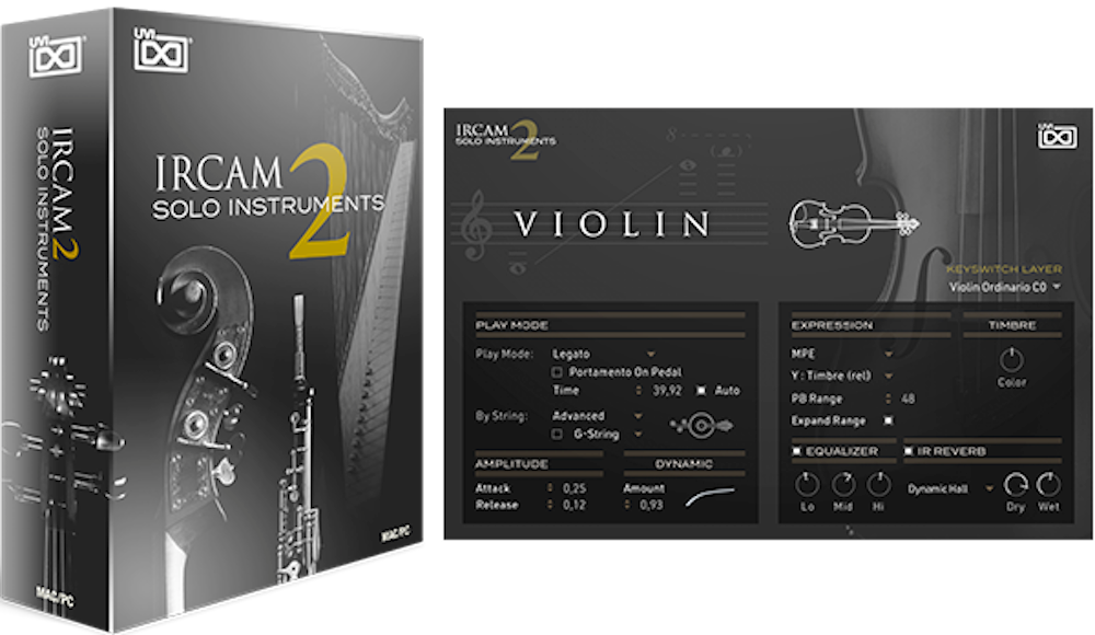 New UVI IRCAM 2 Solo Instruments VI Software (Download/Activation Card)