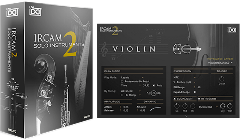 New UVI IRCAM 2 Solo Instruments VI Software (Download/Activation Card)