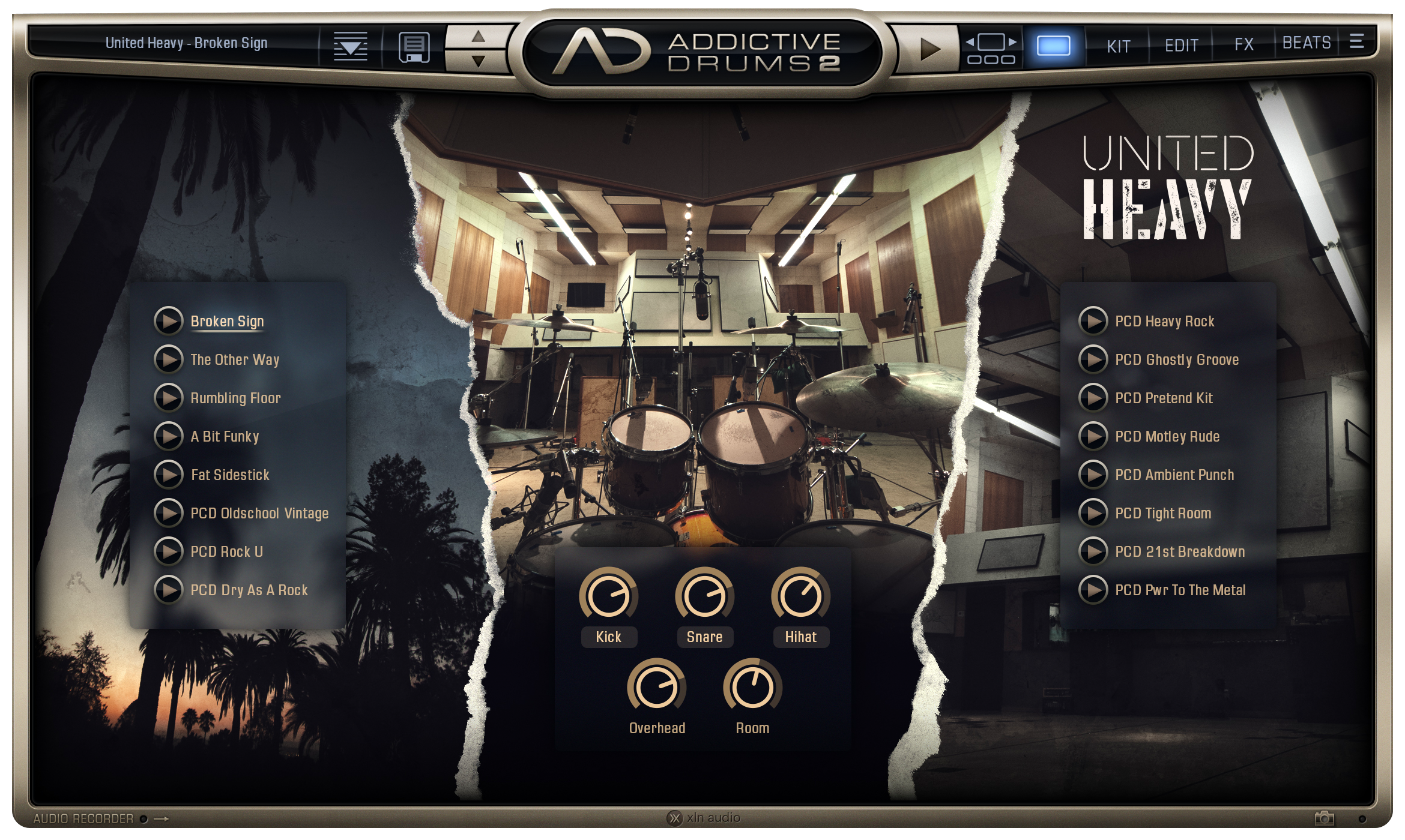 New XLN Audio Addictive Drums 2 United Heavy ADpak Expansion MAC/PC VST AU AAX Software (Download/Activation Card)