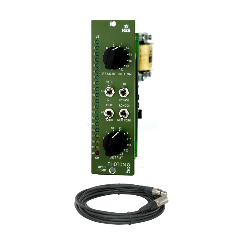 New IGS Audio Photon 500 LED Opto-Compressor 500-Series Module